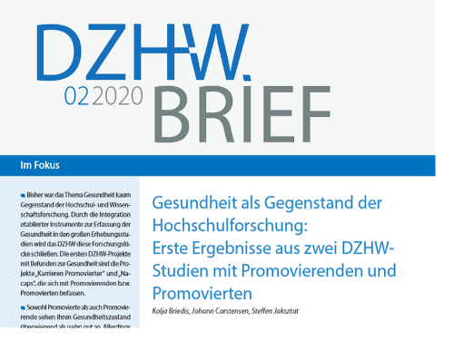 Promovierende und Promovierte betrachten ihren Gesundheitszustand als gut Promovierende und Promovierte betrachten ihren Gesundheitszustand als gut
